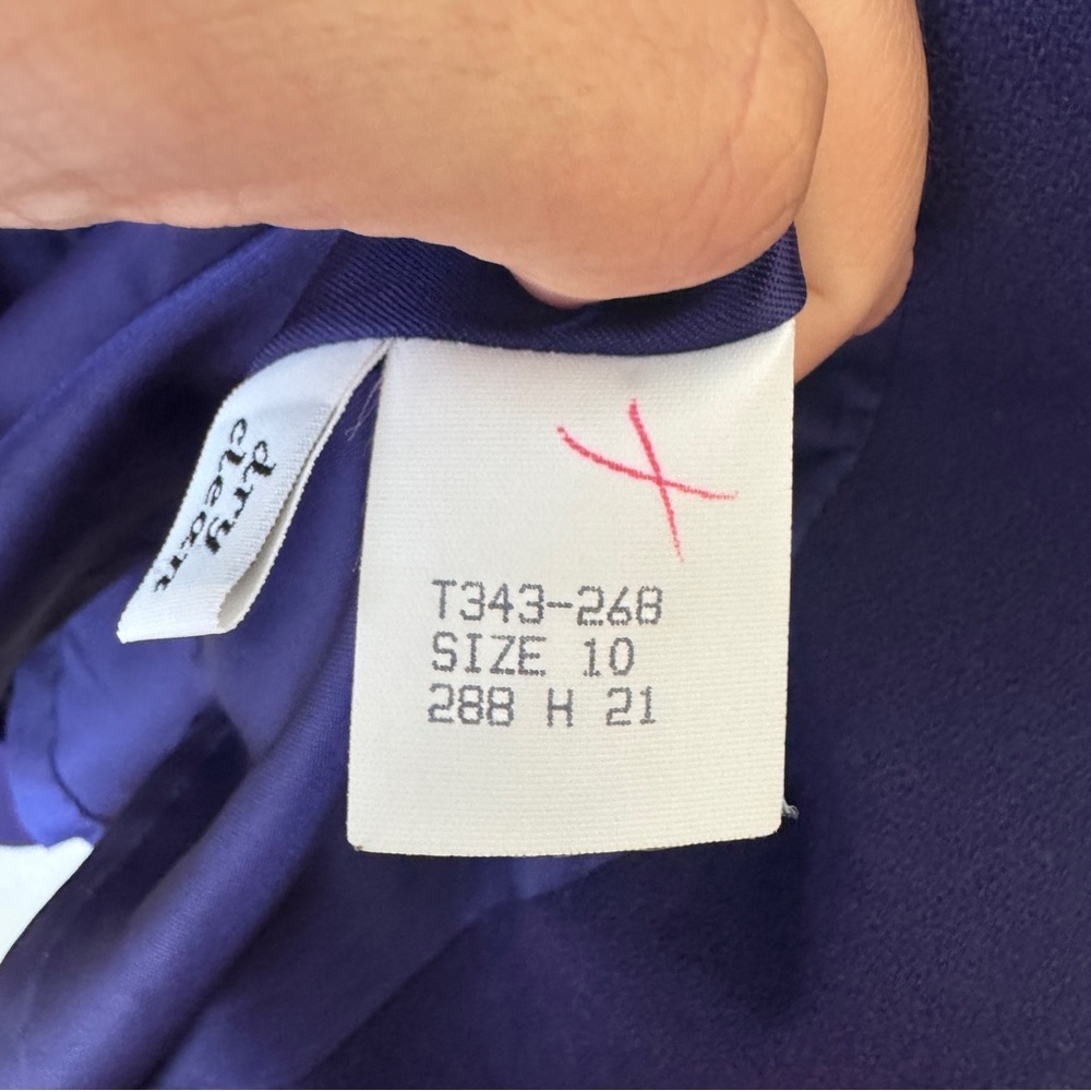 Custom Pendleton Vintage Purple Blazer with Wolf Zombie patch Size 10 - Picture 8 of 15